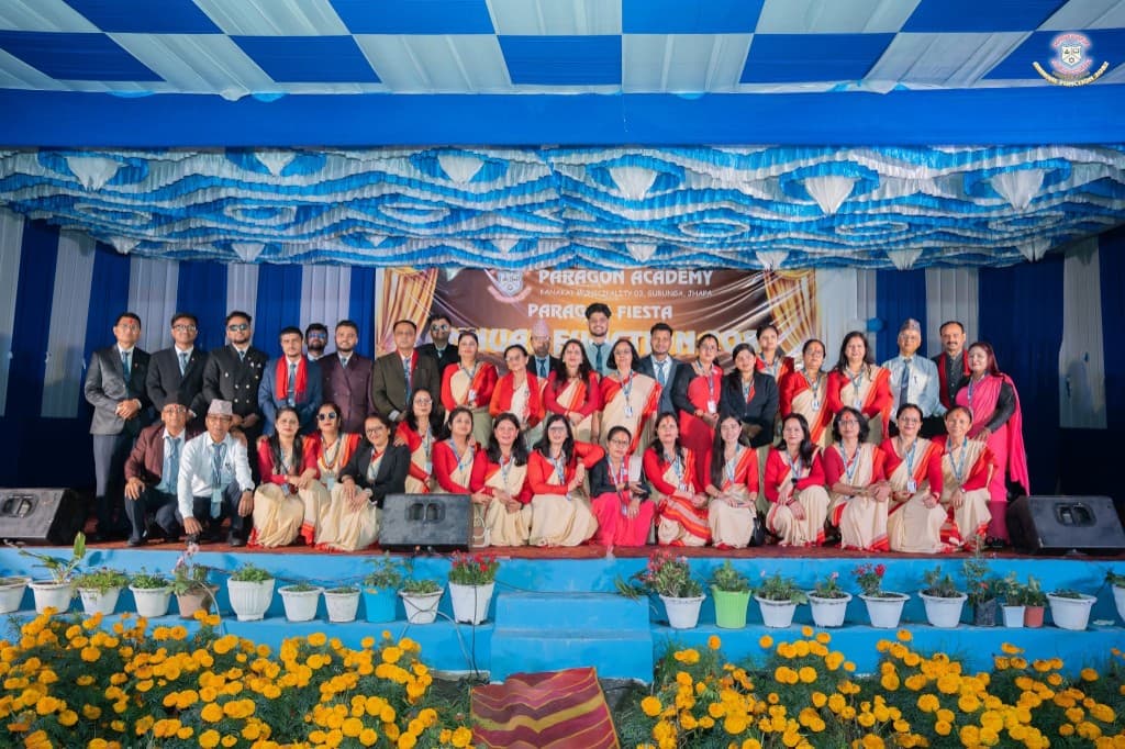 Faculty and staff at Paragon Fiesta Annual Function
