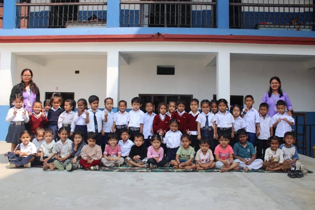 Early childhood students at Paragon Academy